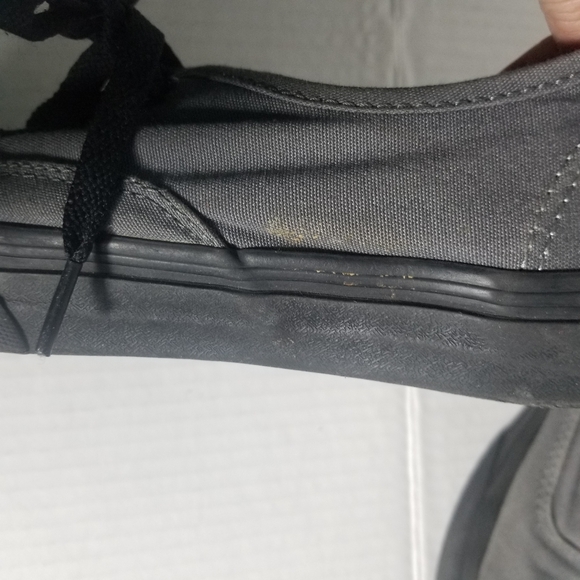 VANS UNISEX GRAY CANVAS SNEAKERS SIZE WOMEN'S 5.5 MEN'S 4 - Picture 12 of 14